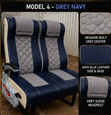 RR Hevirex high-tensile steel bus seat frame — structural coach components manufacturer Karur Tamil Nadu